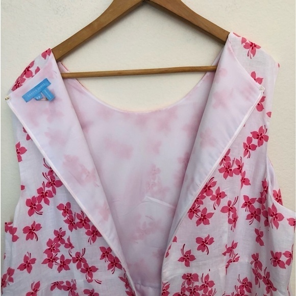 NWOT Draper James Floral Linen Faux Wrap Dress - Picture 13 of 15